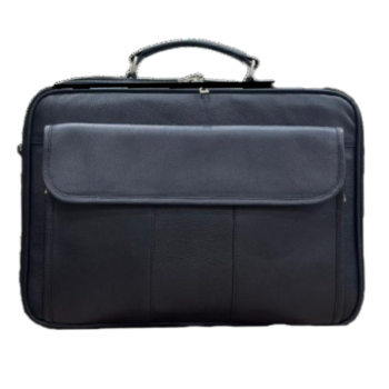 Leather Office Bag for Men - 15.6 Inch Laptop Bag for Men, Adjustable Strap, Multi Compartments - Ideal for Office, Travel, Daily Use